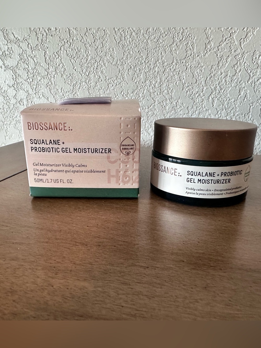 BIOSSANCE Squalane + Probiotic Gel Moisturizer For Face 1.69 fl oz NIB SEALED